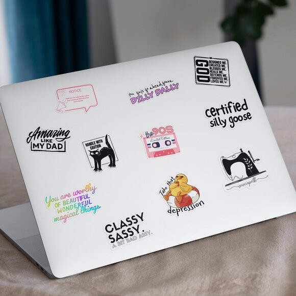 3pc - God Designed Created Blessed Me Sticker Decal Pack – Tumbler, Laptop - Picture 6 of 7